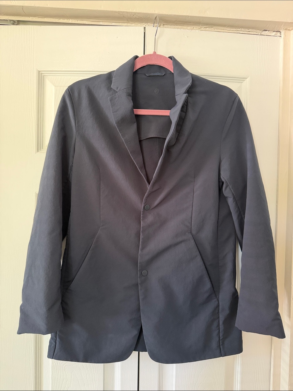 lululemon athletica Men's Navy Venture Button- front Blazer